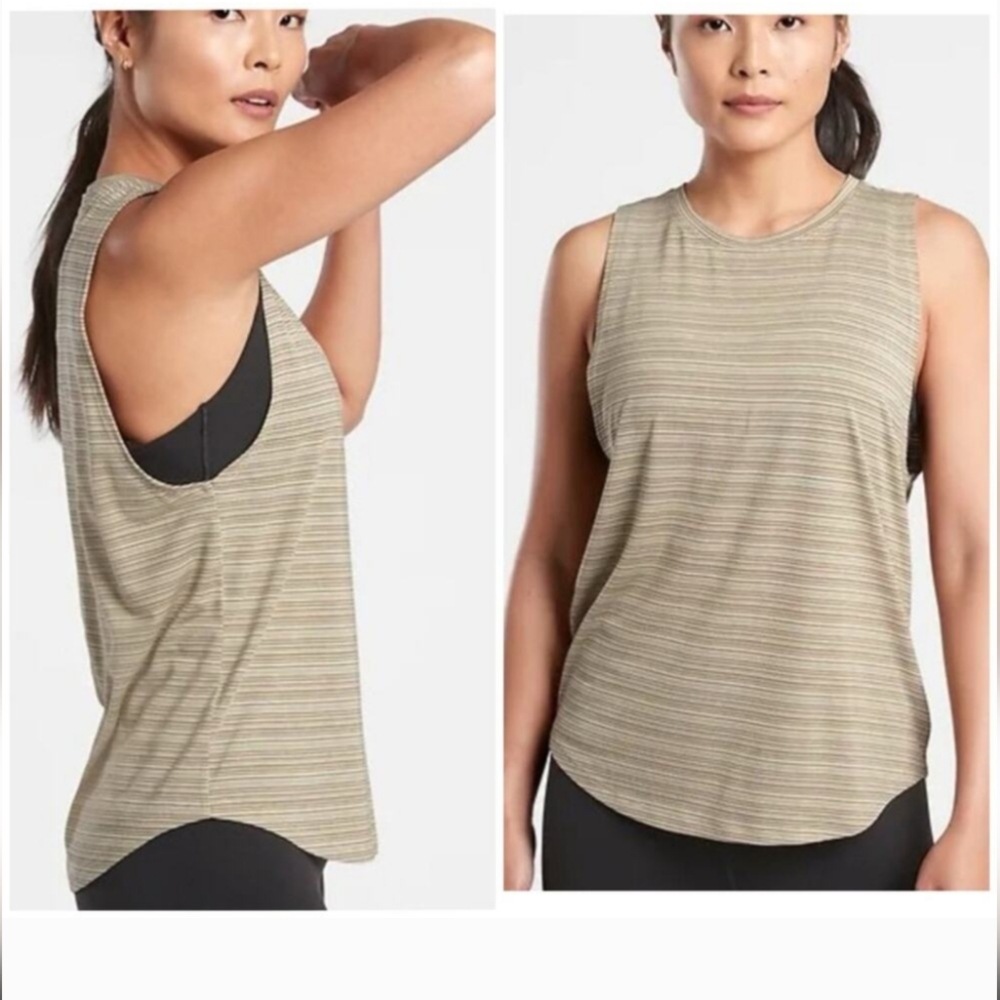 Athleta - Cloudlight Striped Muscle Tank